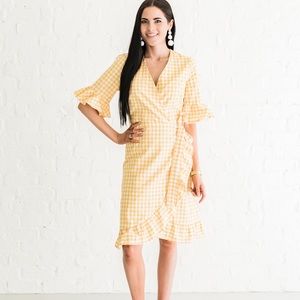 Rachel Parcell Bright & Cheery Gingham Dress